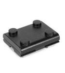 Accessories for magnetic busbars - Shilo Komatsu Slim surface-mounted magnetic busbar straight switch - Black 6042 - product 1