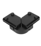 Accessories for magnetic busbars - Shilo Komatsu Slim Magnetic Bus L Connector - Black 6043 - product 1