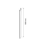 Accessories for magnetic busbars - Shilo Komatsu Slim busbar cover - Black (1000 mm) 6045 - product 2