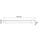 Magnetic rail lamps - Shilo Magnetic Spot Komatsu Slim - Black - 48V 24W 1920lm (670mm) 4000K 6052. - product 2