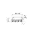 Magnetic rail lamps - Shilo Magnetic spot Komatsu Slim dot move - Black - 48V 6W 480lm (128mm) 3000K 6057 - product 2