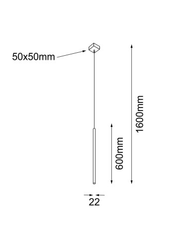 Shilo Lampa wisząca Kosame 1 - Złota (600 mm) 5200 - produkt 2