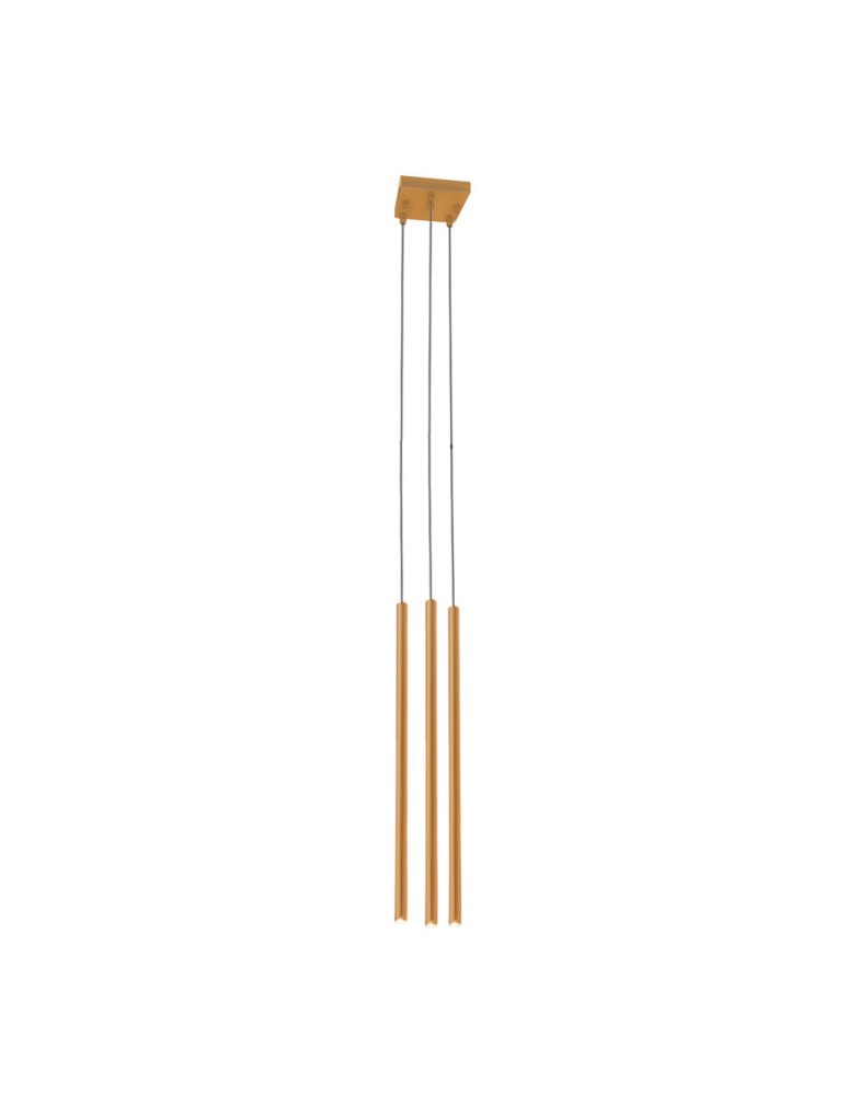 Pendant tube lamps - Shilo Pendant lamp Kosame 3 - Gold (600 mm) 5201 - product kolory-swiatla.pl 1