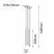 Shilo Lampa wisząca Kosame 5 - Złota (600 mm) 5202