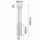 Shilo Lampa wisząca Kosame 8 - Złota (600 mm) 5203