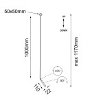 Spotlight ceiling lamps - Shilo Kosame R1 Spotlight - Gold (1170 mm) 2035 - product 2