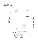 Spotlight ceiling lamps - Shilo Spotlight Kosame R2 - Gold (470 mm) 2036 - product 2