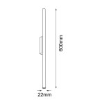 Wall lamps - Shilo Wall lamp Kosame K - Black (600 mm) 4488 - product 2