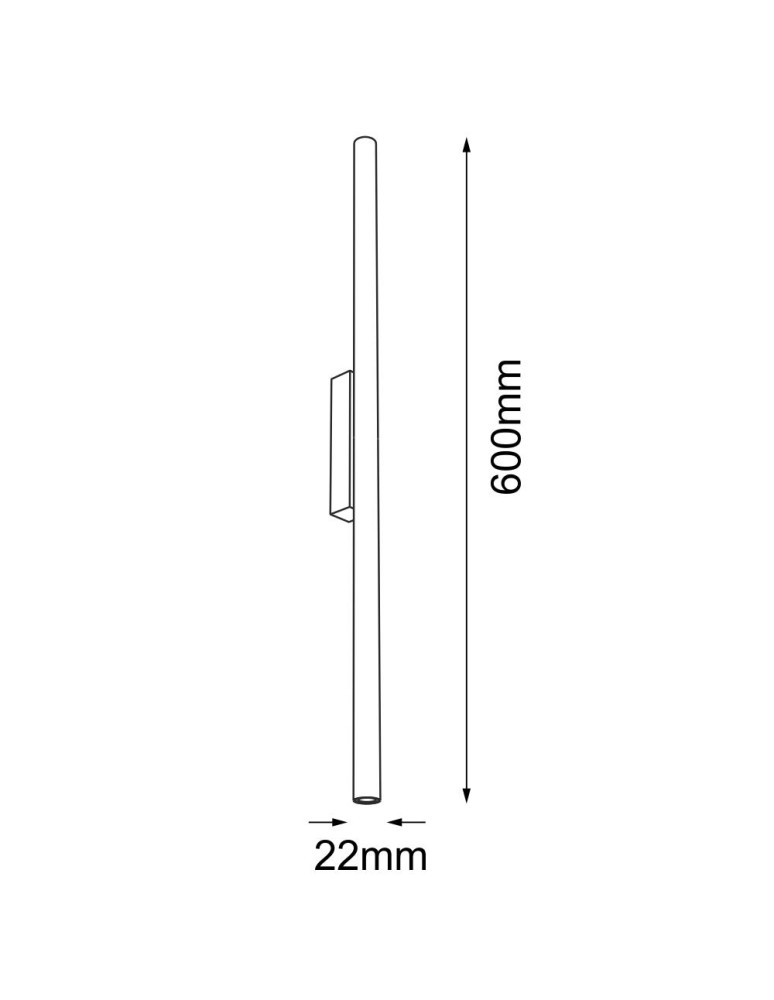 Wall lamps - Shilo Wall lamp Kosame K - Black (600 mm) 4488 - product kolory-swiatla.pl 2