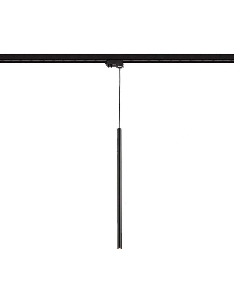 Lamps for 3-phase busbars - Shilo Spot Kosame T - Black - Rail 3F 230V (600 mm) 7958 - product kolory-swiatla.pl 1