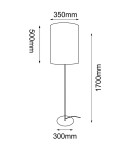 Floor lamps - Shilo Lamego F Narrow Floor Lamp - Black (1700 mm) 2021 - product 2