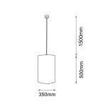 Pendant lamps - Shilo Lamego I Z - Jute Pendant Lamp (350 mm) 5193 - product 2