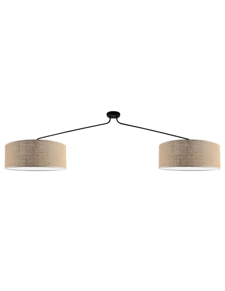 Pendant lamps - Shilo Pendant lamp Lamego 2 Z - Jute (1900 mm) 5198 - product kolory-swiatla.pl 1