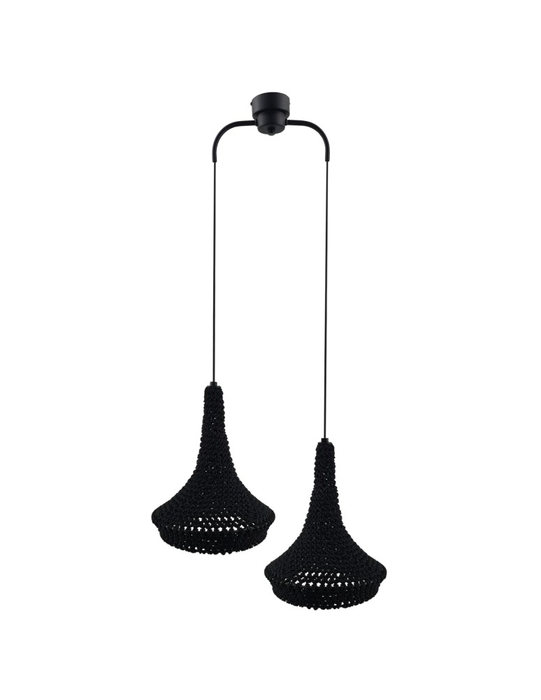 Pendant lamps - Shilo Pendant lamp Mahaka 2 - Black (500 mm) 5173 - product kolory-swiatla.pl 1
