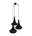 Shilo Lampa wisząca Mahaka 3 - Czarna (500 mm) 5174