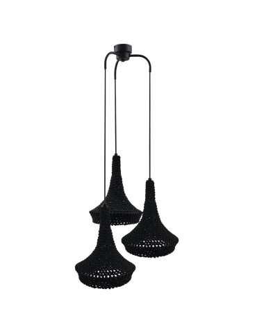 Shilo Pendant lamp Mahaka 3 - Black (500 mm) 5174