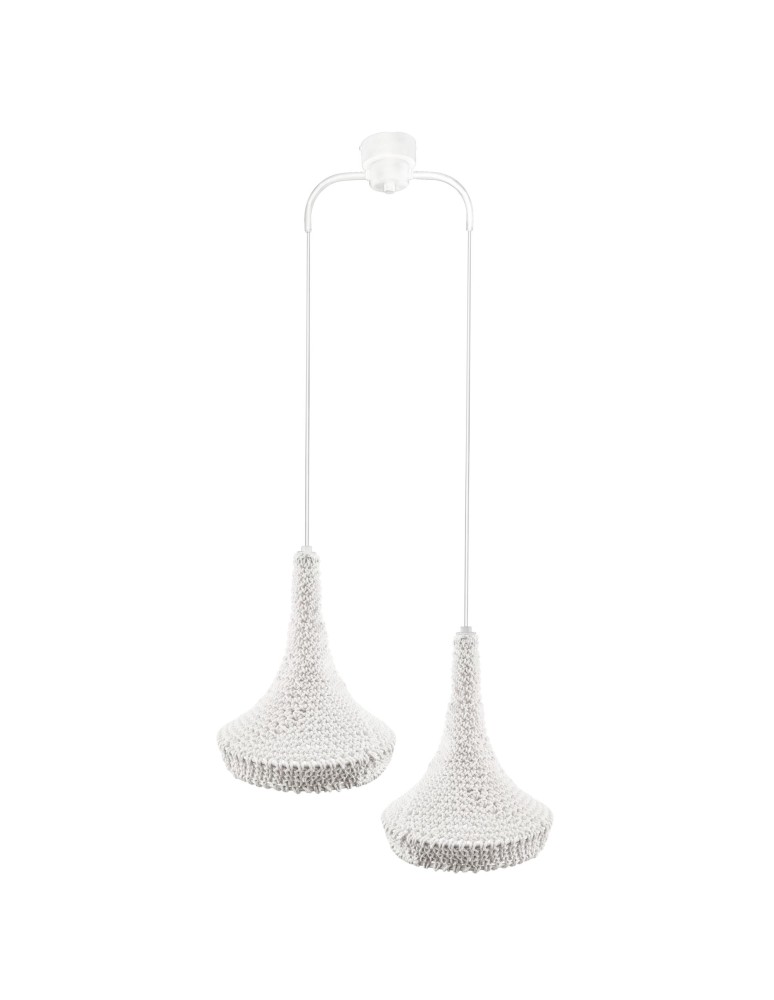 Pendant lamps - Shilo Pendant lamp Mahaka 2 - White (500 mm) 5176 - product kolory-swiatla.pl 1
