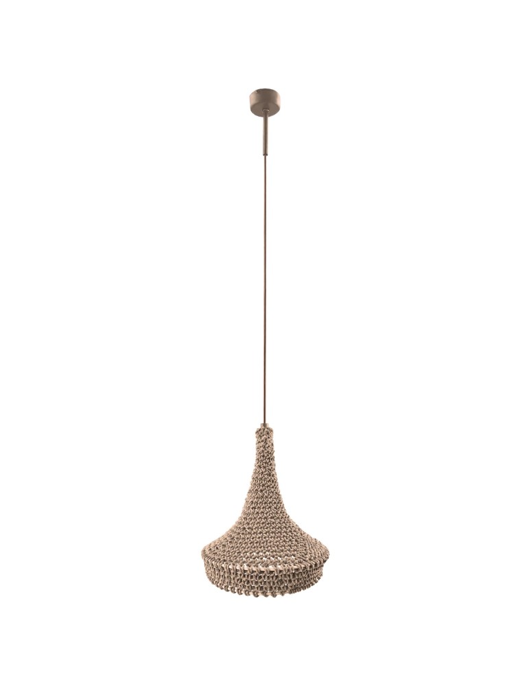 Pendant lamps - Shilo Pendant lamp Mahaka 1 - Beige (260 mm) 5178 - product kolory-swiatla.pl 1