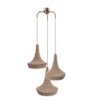 Pendant lamps - Shilo Pendant lamp Mahaka 3 - Beige (500 mm) 5180 - product 1