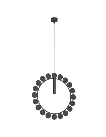 Shilo Lampa wisząca no. O - Czarna (420 mm) 5060