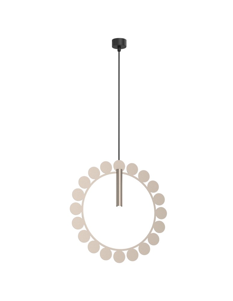 Pendant lamps - Shilo Pendant lamp no. O - Matte Platinum (420 mm) 5061 - product kolory-swiatla.pl 1