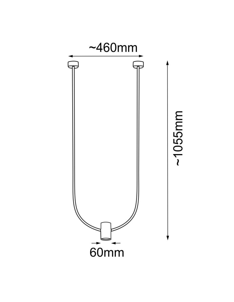 Designer pendant lamps - Shilo Pendant lamp no. C - Matte Platinum (460 mm) 5080 - product kolory-swiatla.pl 2