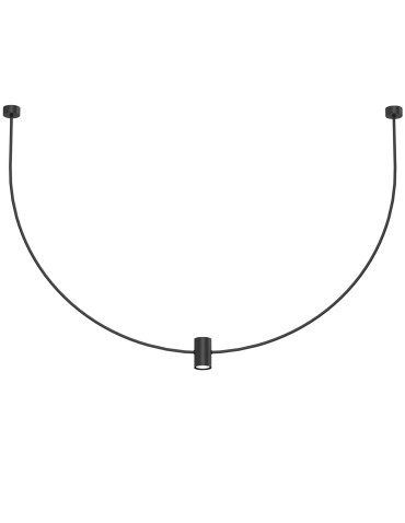 Shilo Pendant lamp no. C - Black (1260 mm) 5089