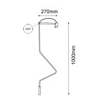 Wall lamps - Shilo Wall lamp no. Vi - Black (1000 mm) 4012 - product 2