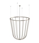 Shilo Lampa wisząca no. moon O Z - Platyna mat (800 mm) 5142