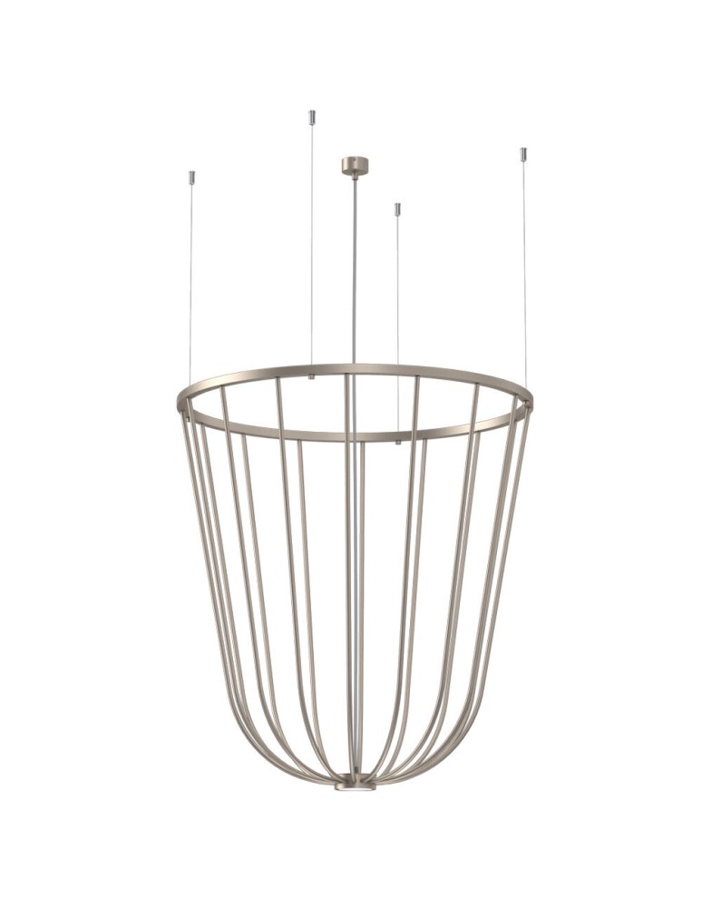 Pendant lamps - Shilo Pendant lamp no. moon O Z - Platinum matte (800 mm) 5142 - product kolory-swiatla.pl 1