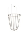 Shilo No. moon A Z pendant lamp - Platinum matt (600 mm) 5144