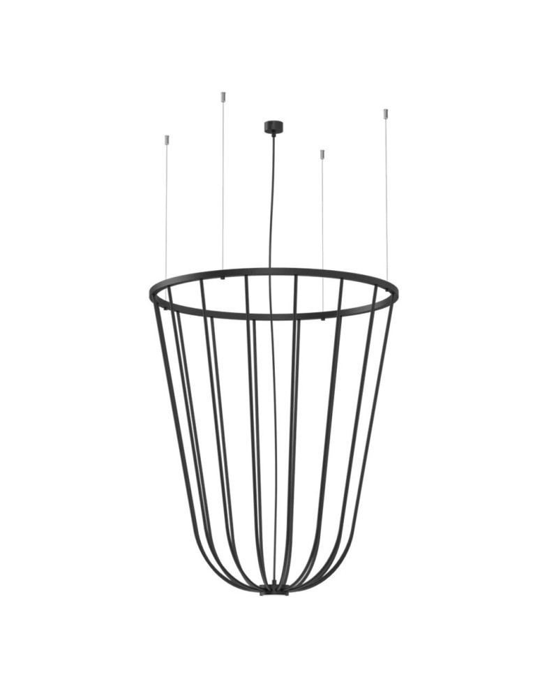 Pendant lamps - Shilo No. moon A Z pendant lamp - Black (600 mm) 5145 - product kolory-swiatla.pl 1