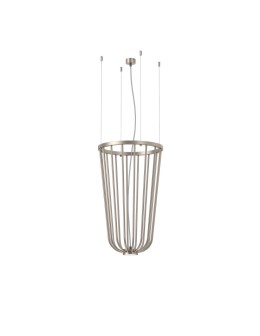 Shilo No. moon I Z pendant lamp - Platinum matte (400 mm) 5146