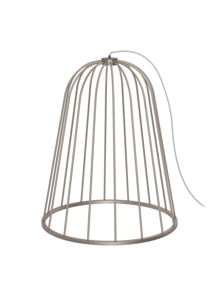 Floor lamps - Shilo Floor lamp no. moon O F - Platinum matt (930 mm) 2007 - product kolory-swiatla.pl 1