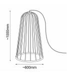 Floor lamps - Shilo Floor lamp no. moon A F - Platinum matt (1000 mm) 2008 - product 2