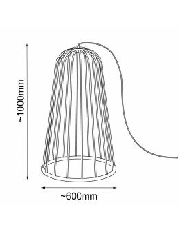Shilo Lampa podłogowa no. moon A F - Platyna mat (1000 mm) 2008 - produkt 2