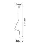 Pendant lamps - Shilo Pendant lamp no. Vi 1 - Black (1144 mm) 5139 - product 2