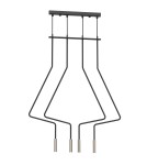 Pendant lamps - Shilo Pendant lamp no. Vi 4 - Black (1120 mm) 5141 - product 1