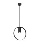 Industrial pendant lamps - Shilo Pendant lamp Ortiga 1 - Black (200 mm) 5041 - product 1