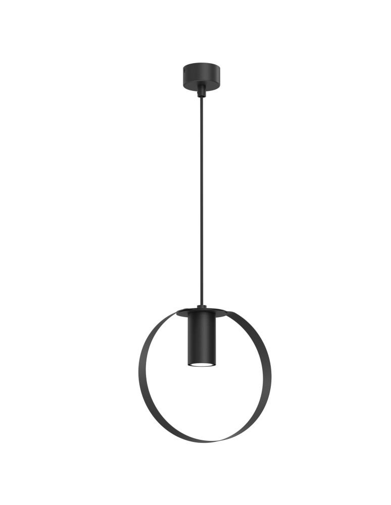 Industrial pendant lamps - Shilo Pendant lamp Ortiga 1 - Black (200 mm) 5041 - product kolory-swiatla.pl 1