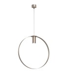 Industrial pendant lamps - Shilo Pendant lamp Ortiga 3 - Platinum matt (400 mm) 5153 - product 1