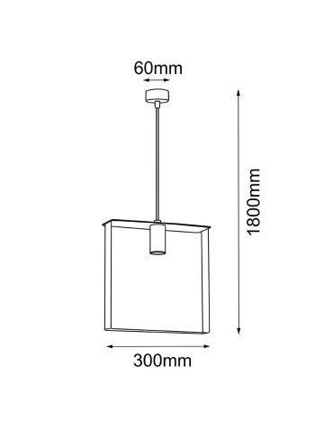 Shilo Pendant lamp Ortiga 5 - Platinum matt (300 mm) 5158 - product 2