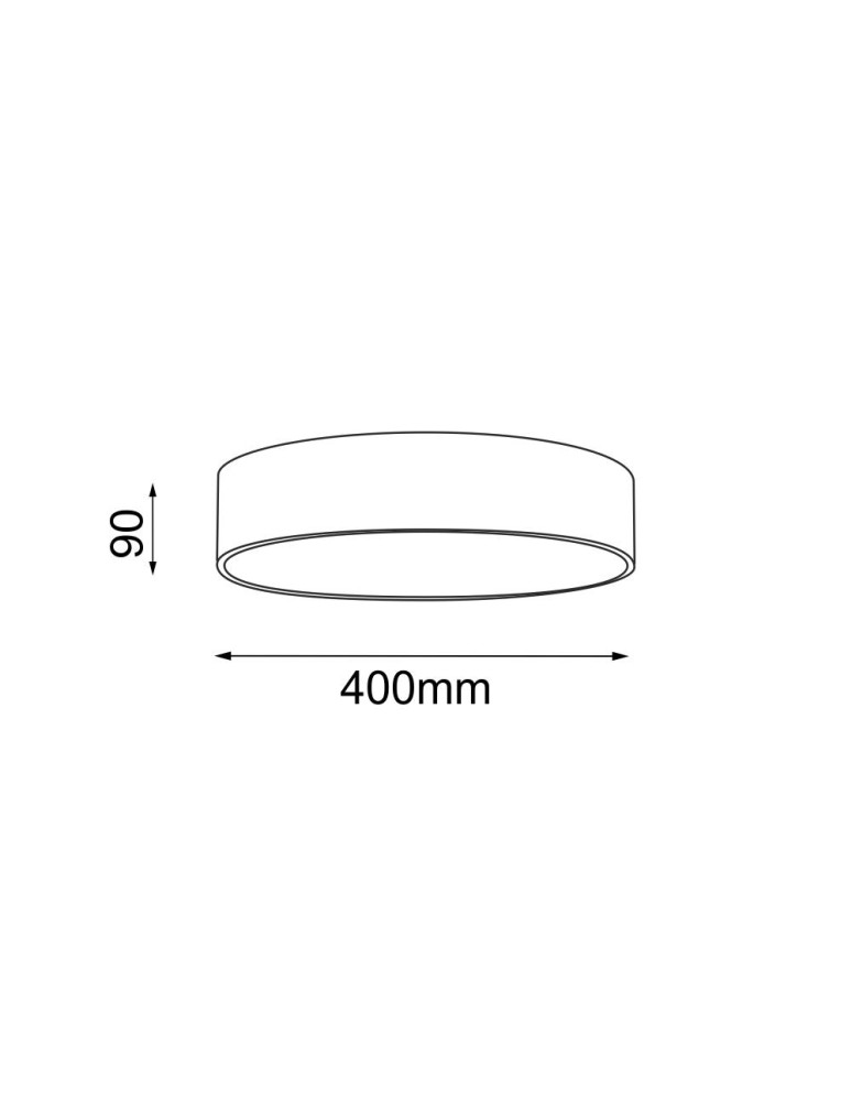 Round ceiling lamps - Shilo Plafond Sengo 40 - White (90 mm) 1249 - product kolory-swiatla.pl 2