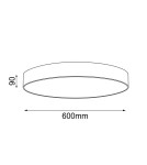 Round ceiling lamps - Shilo Plafond Sengo 60 - Black (90 mm) 1296 - product 2