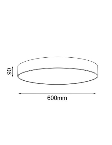 Shilo Plafond Sengo 60 - Black (90 mm) 1296 - product 2