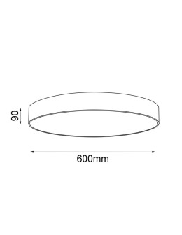 Shilo Plafon Sengo 60 - Złoty (90 mm) 1294 - produkt 2