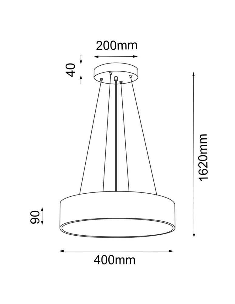 Pendant lamps - Shilo Sengo P 40 Pendant Lamp - Black (400 mm) 5204 - product kolory-swiatla.pl 2