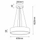 Shilo Lampa wisząca Sengo P 40 - Złota (400 mm) 5092