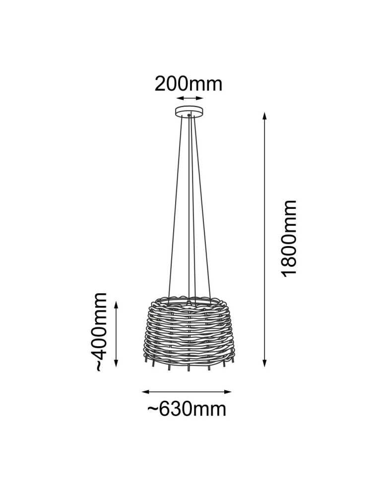Pendant lamps - Shilo Suami O 60 Pendant Lamp - Matte Black Platinum (630 mm) 5090 - product kolory-swiatla.pl 2