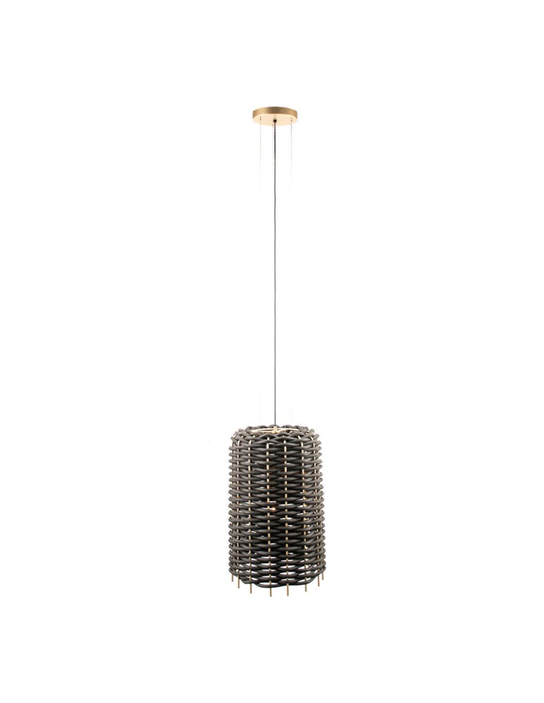 Pendant lamps - Shilo Suami A 36 Pendant Lamp - Matte Black Platinum (380 mm) 5091 - product kolory-swiatla.pl 1